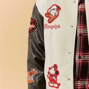 Disney Mens Jacket - Black, White, and Red